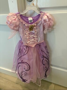 Disney Princess Rapunzel Dress - Girls One Size - Very Good